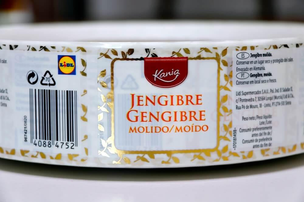 Custom personalized condiment label for sauces, ketchup, mustard, and more