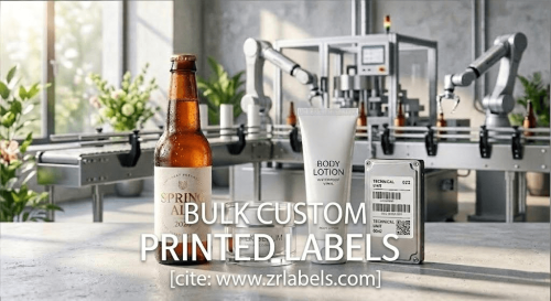 Custom vinyl labels for manufacturing