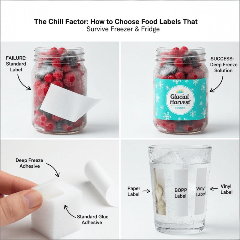 Chilled Label Example The Chill Factor: How to Choose Food Labels That Survive Freezer ...
