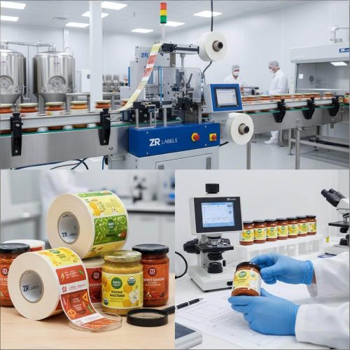 Compliant labels for various environments.