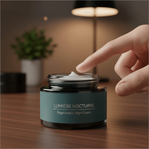 Hand touching premium soft touch label